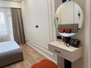 osh flat: 2 комнаты, 64 м², Асанбай мкр Элитка, 11 этаж, Дизайнерский ремонт — 8