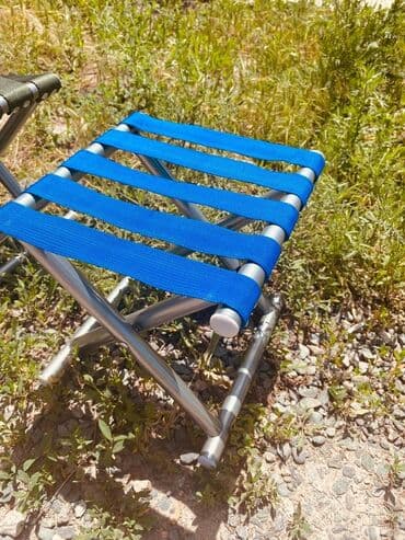 складные кресла: Походный складной стул, Новый, Железо — 7