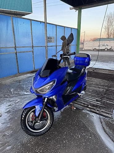 скутеры обмен: Макси-скутер BWS, 150 куб. см, Бензин, Б/у — 9