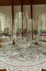 куплю бу стекло: Винтажные богемские фужеры "Авто" — 3