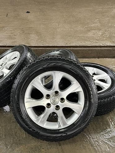 forester 2003: Колеса в сборе 215 / 60 / R 16, Б/у — 1