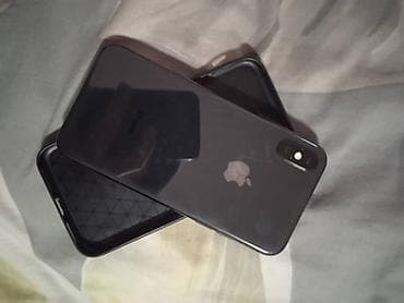 айфон cs: IPhone Xs, Б/у, 64 ГБ, Space Gray, Зарядное устройство, Защитное стекло, Чехол, 100 % — 2