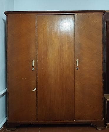 сервант советский: Шифоньер, шкаф для одежды, Б/у, Прямой, Другой материал — 1