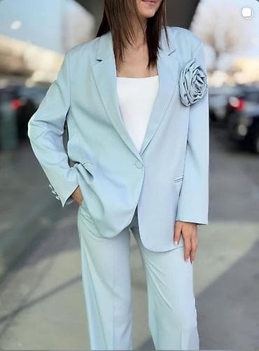 пальто vicolo: Брючный костюм, Прямые, Пиджак, Италия, Осень-весна — 1