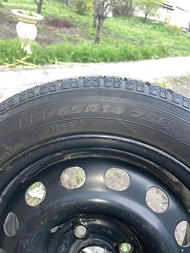 диски москвич 412: Колеса в сборе 155 / 65 / R 14, Всесезонная, 1 шт, Железные, отверстий - 5 — 2