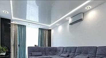 Сантехнические работы: Натяжной потолок Глянцевое Монтаж — 4