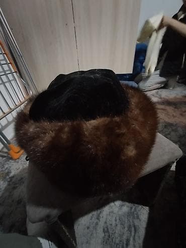 Шапка, Ушанка, Бархат, Зима — 1