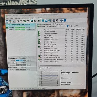 жесткий диск для компьютера: Накопитель для ПК, Hitachi, HDD, До 128 ГБ, 3.5", Для ПК — 5