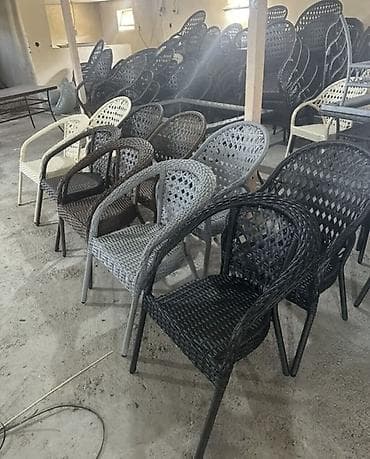 Шкафы: Комплект садовой мебели, Стол, Ротанг — 5