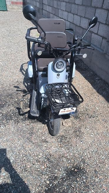 трицикл для детей: Электроскутер-трицикл DANS Scooter - Компоновка: три колеса — 7