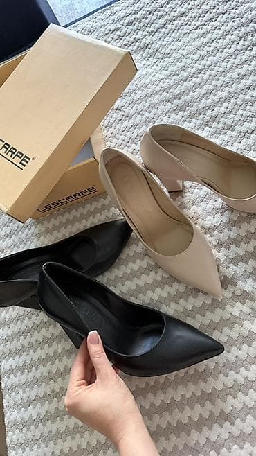 женские кожаные туфли лодочки: Туфли-лодочки LESCARPE - Модель: классические лодочки с заострённым — 1