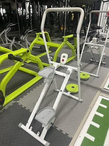 Спорт жана хобби: Мини-степпер с поручнем и тренажёром «диск здоровья» + бортовой — 1