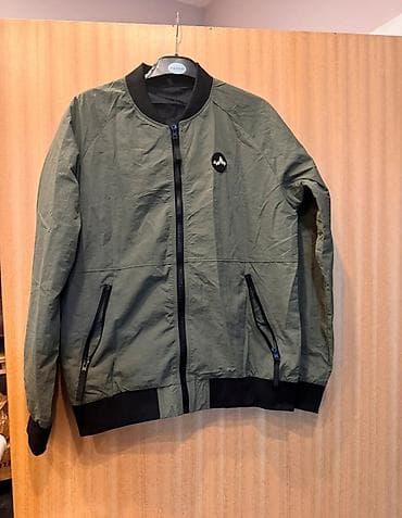 helly hansen: Бомбер легкий, мужской, размер M. - Цвет: оливково‑зеленый с черными — 1