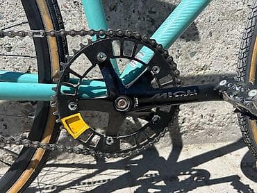 Спорт жана хобби: Bianchi Pista steel chromo lite heat treated double butted 50 см — 3