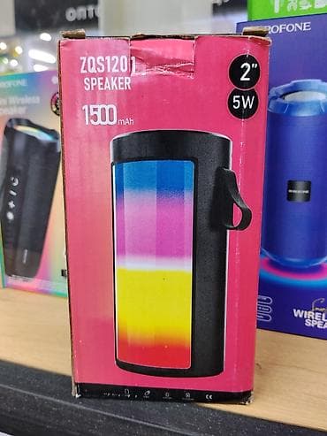 jbl pulse 5: Портативная беспроводная колонка ZQS1201 - Мощность: 5 Вт - Диаметр — 1