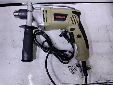 патрон для дрели: Ударная электродрель Crown - Тип: сетевой ударный дрель-шуруповёрт - — 1