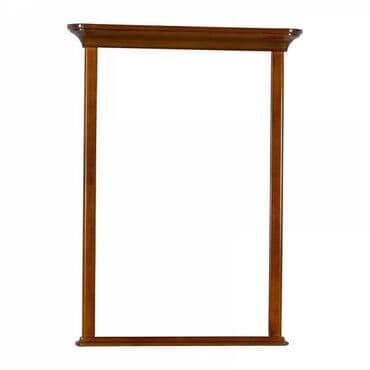 наклейка зеркало: Зеркало прямоугольное в деревянной раме, Румыния ширина: 750 мм — 2