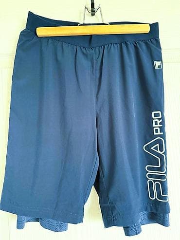 Продам подростковые шорты Fila 🩳 Оригинал. Темно-синие спортивные