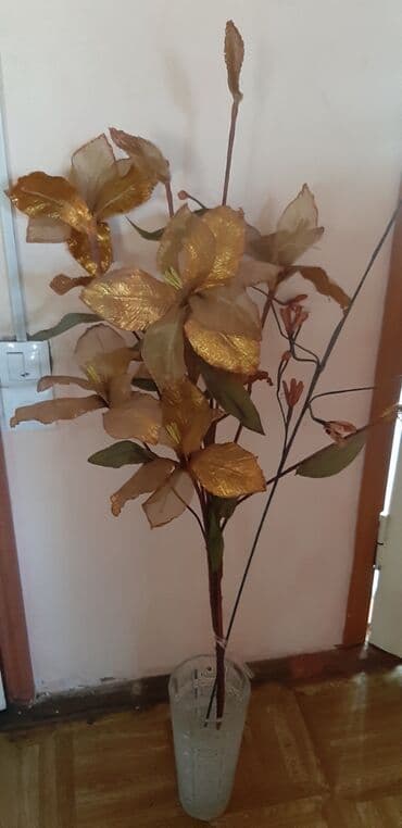 сливочное масло талас цена бишкек: Декоративные ветки 3шт с золотистыми листьями, для высокой вазы — 3