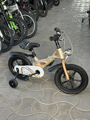 Детский велосипед с дополнительными боковыми колесами - Размер колес — 2