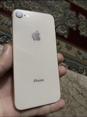 Poco: IPhone 8, Б/у, 64 ГБ, Золотой, Защитное стекло, 100 % — 1