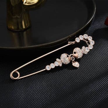 подтяжки для чулков: Брошь, брошка, значок со стразами, фиксированная пряжка для рубашки - — 5