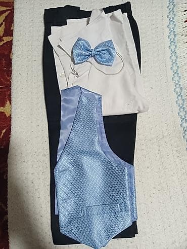 одежды для малышей: Комплект, цвет - Голубой — 5