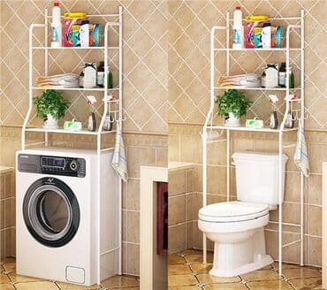 полки над стиралкой: Акция до конца декабря Стеллаж в ванную комнату над стиралкой сделан — 5