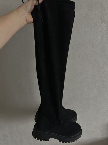 Обували пару раз . Почти новые . Высокие женские ботфорты-носочки at lalafo.kg Обували пару раз . Почти новые . Высокие женские ботфорты-носочки