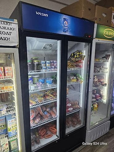 Двухдверный торговый холодильный шкаф VASIN с остеклением - Тип