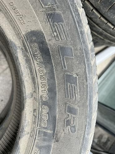Транспорт: Шиналар 215 / 65 / R 16, Жай, Комплект, Жол тандабастар (АТ/МТ), Bridgestone — 1