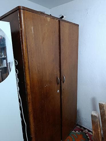 Шкаф двухдверный из массива/шпонированной древесины - Конструкция at lalafo.kg Шкаф двухдверный из массива/шпонированной древесины - Конструкция