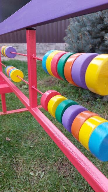 детские домики бишкек: Доска меловая + Счёты! Доска двусторонняя!!! Для Детского садика! — 6