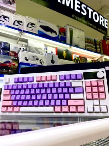 клавиатура мембранная: Клавиатура, Механическая, Проводное, Bluetooth подключение, Размер: 75% — 2