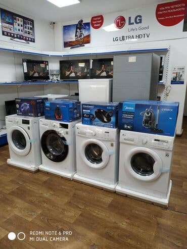 бытовая техника в рассрочку: Кир жуучу машина Indesit, Жаңы, 6 кг чейин — 10