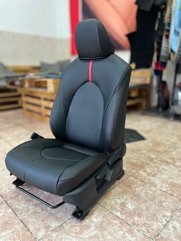 чихол сидения: Чехлы Экокожа, С подушкой, цвет - Черный, Mercedes-Benz, Новый, Самовывоз — 2