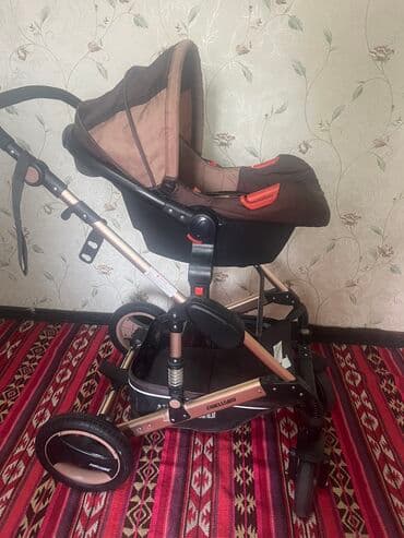 бу коляски для новорожденных: Коляска, цвет - Коричневый, Новый — 2
