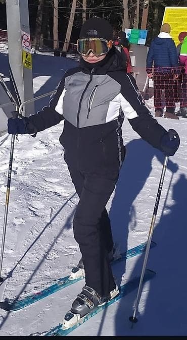 сноу: Костюм High Experience, Для горнолыжного спорта, 48, 50 (L), С утеплителем, Снегозащитная юбка — 1