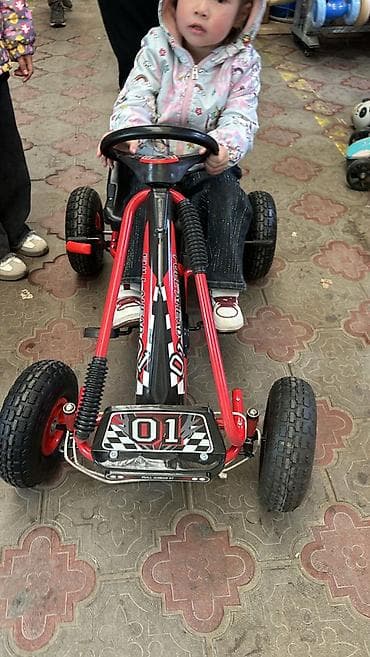 Детский педальный карт с рулём - Тип: педальный карт для детей -