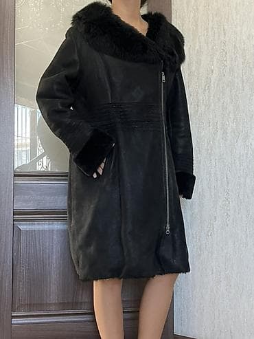 Личные вещи: Дубленка, Турция, По колено, L — 4