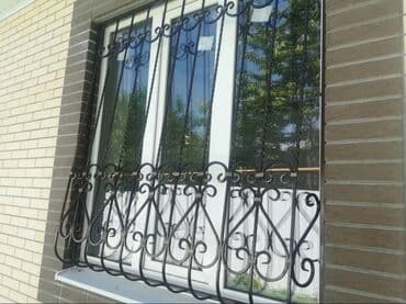 Окна и комплектующие: Решетки для окон, Кованные, На заказ — 4