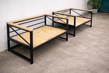 loft mebel: Прямой диван — 1