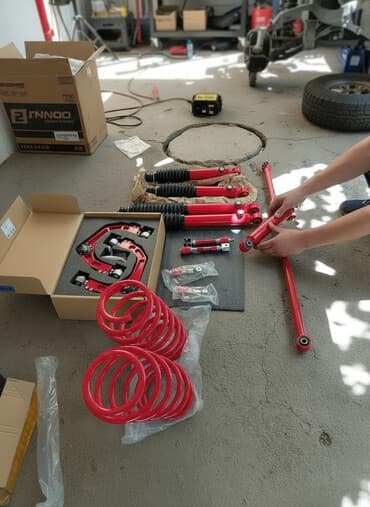 Усиленная подвеска,лифт комплект !! 2 дюйма Ленд Крузер 100машина