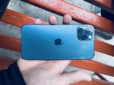 iphone air 17: IPhone 12 Pro, Б/у, 128 ГБ, Pacific Blue, Чехол, 100 % — 1