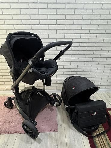 Коляски: Детская коляска-трансформер 3 в 1 (черная) Комплектация: - — 1