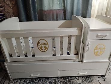 коврик пазл с ворсом бишкек: Детская кровать трансформер, Другой тип, цвет - Белый — 4