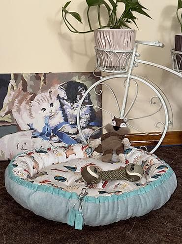 утконос: Продаются два лежака Мягкий круглый лежак для кошек и мелких собак - — 4