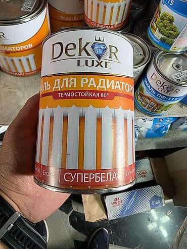 deko: Эмаль для радиаторов Dekor Luxe — термостойкая до 80°С, супербелая. - — 1