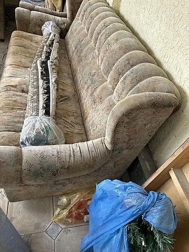 царга: Прямой диван, Б/у — 1