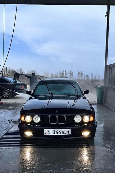 насадка на глушитель с подсветкой: BMW 5 series: 1992 г., 2 л, Седан — 1